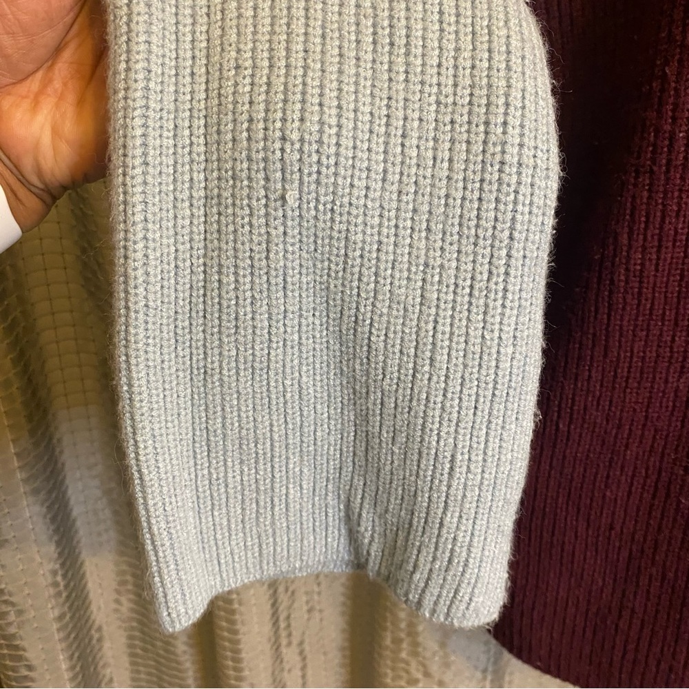 Miracle Colorblock Turtleneck Oversized Knit Swea… - image 4